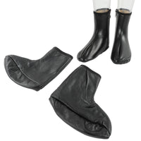 Chaussons femme noirs à fermeture éclair pour le Tawaf